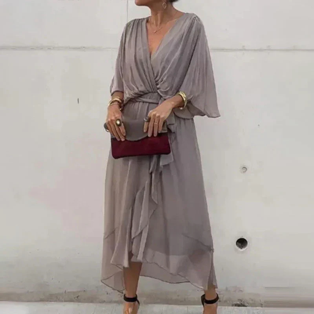 Selena | Women's Elegant Wrap Dress | Midi