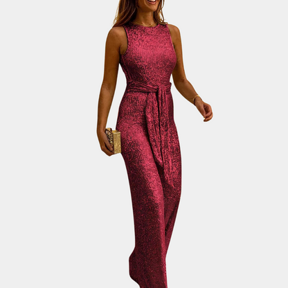 Maisie | Women's Petite Sequin Jumpsuit | Party Wear