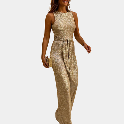 Maisie | Women's Petite Sequin Jumpsuit | Party Wear