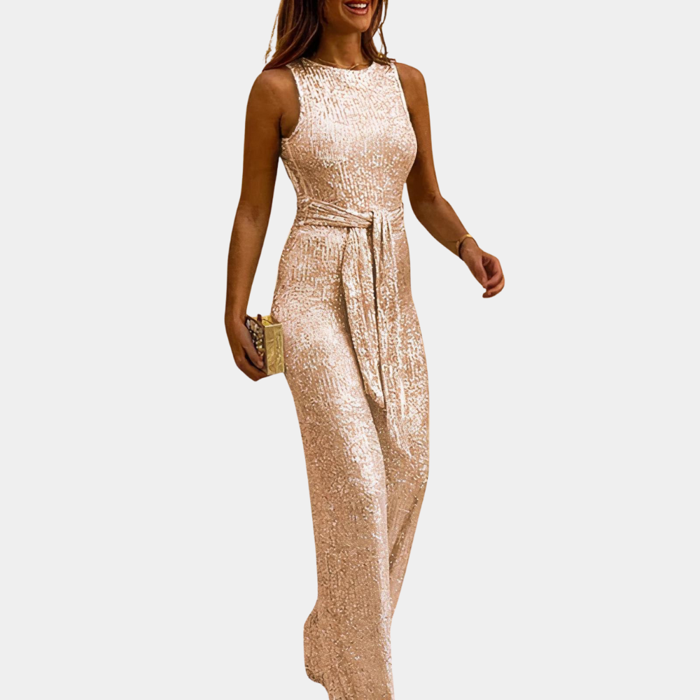 Maisie | Women's Petite Sequin Jumpsuit | Party Wear