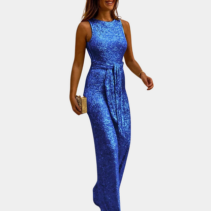 Maisie | Women's Petite Sequin Jumpsuit | Party Wear