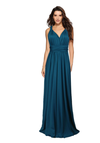 Nina | Women's Elegant Backless Wedding Guest Dress | Maxi