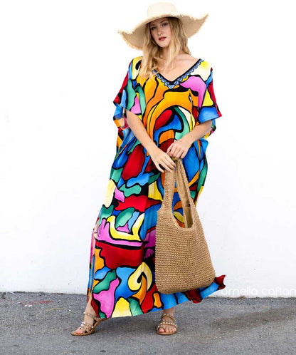 Lena | Women's Colorful Maxi Dress | Maxi