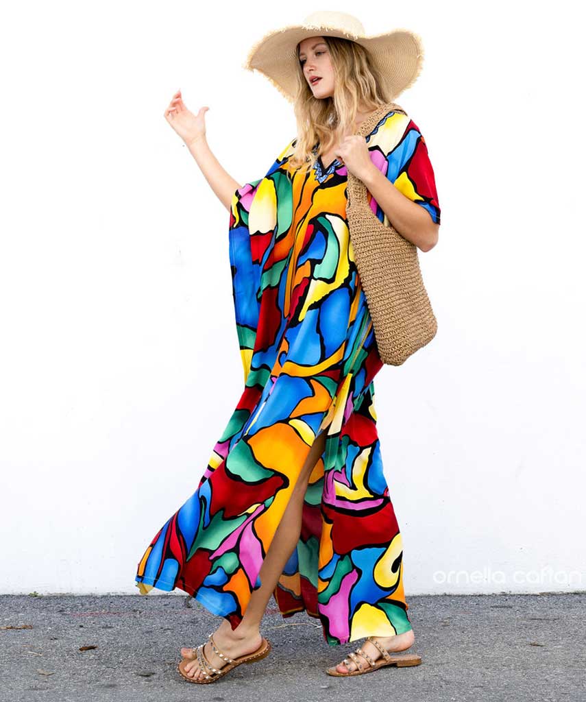 Lena | Women's Colorful Maxi Dress | Maxi