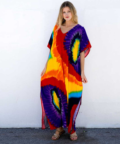 Amelia  | Women's Colorful Boho Maxi Dress | Maxi